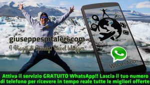 Ricevi gratuitamente tutte le migliori offerte aerei/hotel/treni in tempo reale su WhatsApp